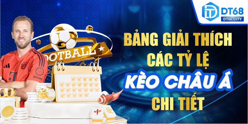 Bảng giải thích các tỷ lệ kèo Châu Á chi tiết